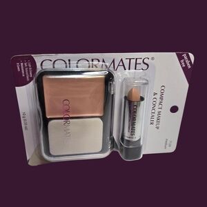 Compact Makeup & Concealer - Cream and Tan
